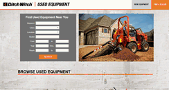 Desktop Screenshot of ditchwitchused.com